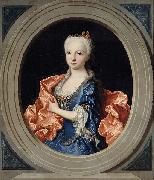 Jean-Franc Millet Retrato de la infanta Maria Teresa oil painting reproduction
